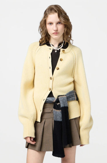 Sculpted Cardigan-SWEATERS & CARDIGANS-Guest in Residence-Debs Boutique